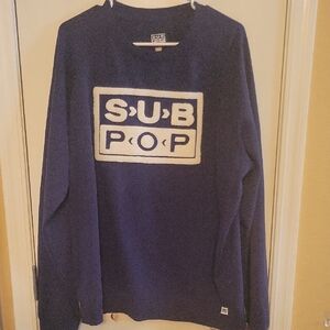 Men's Sub Pop Blue Sweater